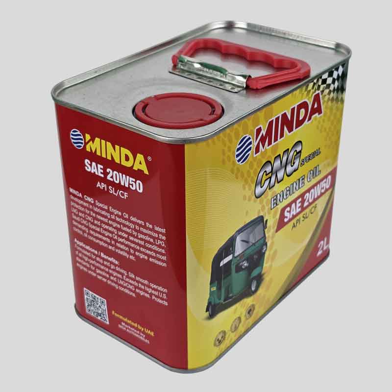 Minda CNG Engine Oil – SAE 20W50 – 2L