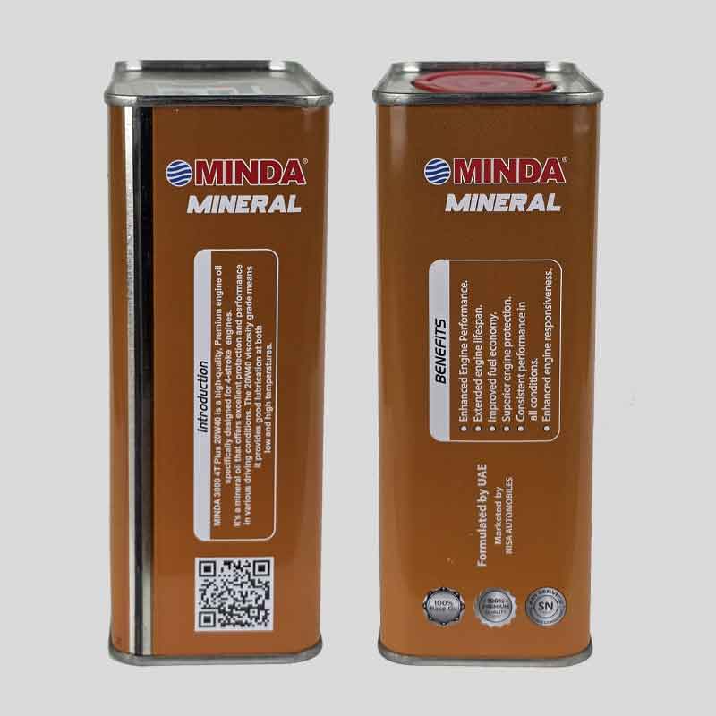 Minda Mineral Engine Oil 20w40 - 1L
