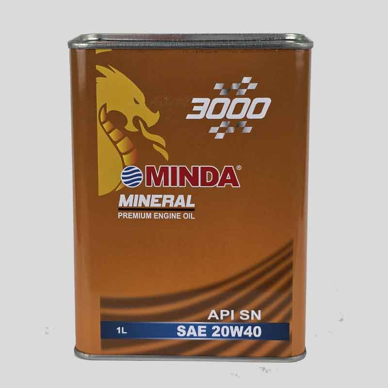 Minda Mineral Engine Oil 20w40 - 1L